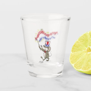Moe's Happy 4th of July Shot glass