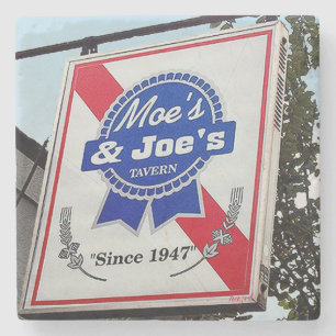 Moe's & Joe's Atlanta Landmark Marble Coaster