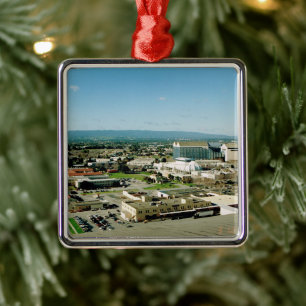 Moffett Field in Silicon Valley Metal Ornament