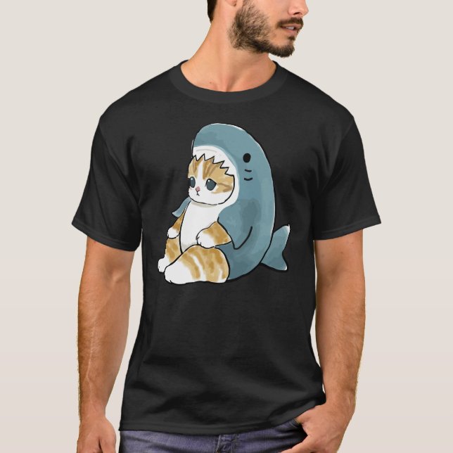 mofu sand 004cute cat kitty meeeeow SHARK    Class T-Shirt (Front)