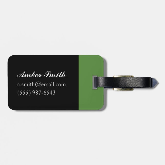 Moggies 1994 luggage tag (Back Horizontal)