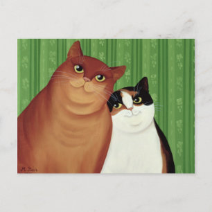 Moggies 1994 postcard