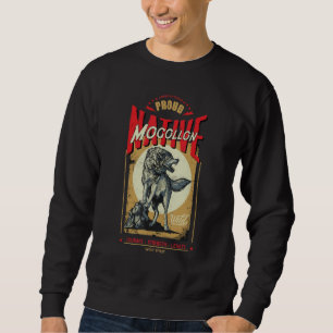 Mogollon Native American Indian Born Wolf Spirit R Sweatshirt