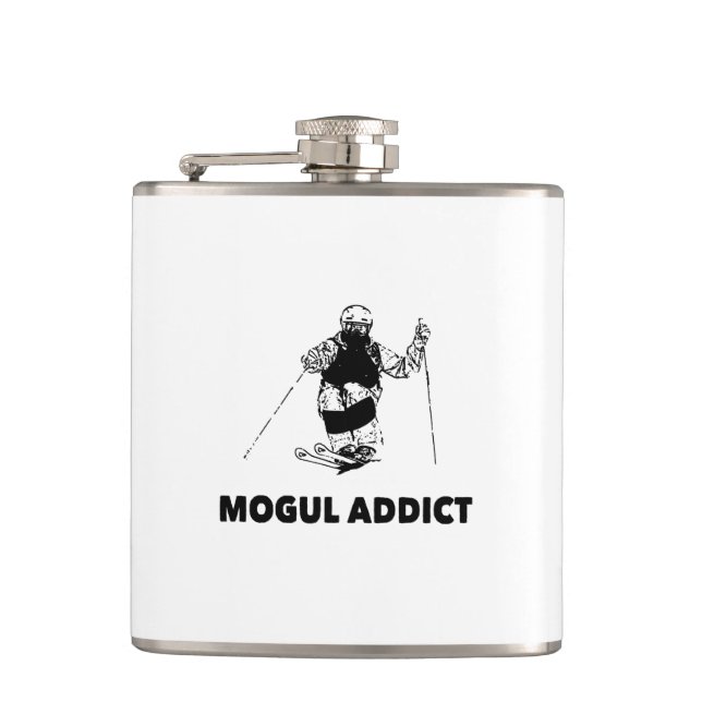 Mogul Addict Hip Flask (Front)