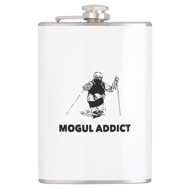 Mogul Addict Hip Flask (Front)