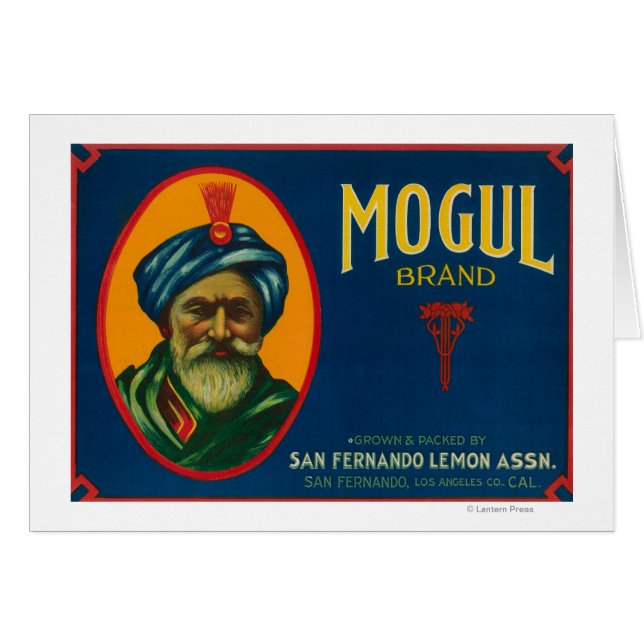 Mogul Lemon LabelSan Fernando, CA (Front Horizontal)