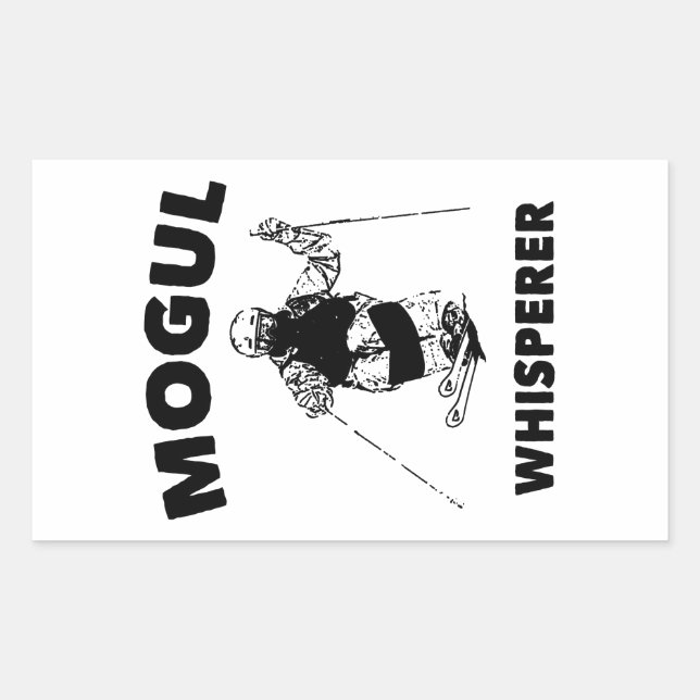 Mogul Whisperer Rectangular Sticker (Front)