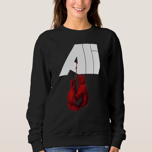 MOHAMED ALI A new and distinctive design boxing le Sweatshirt (Front)