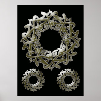 Mohammed (pbuh) Calligraphy... Poster