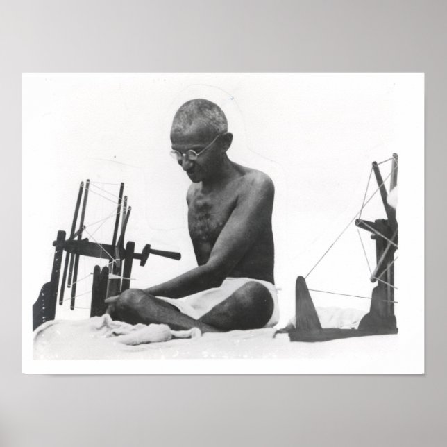 Mohandas Karamchand  Gandhi Poster (Front)