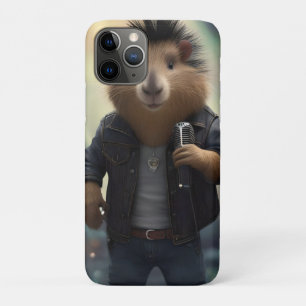 "Mohawk Capybara: Rockin' the River!" iPhone 11 Pro Case
