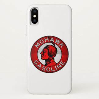 Mohawk Gasoline vintage sign crystal version. iPhone X Case