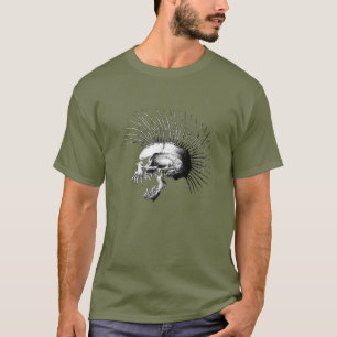 Mohawk Skull T-Shirt