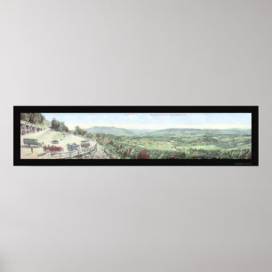 Mohawk Trail Turn MA Photo 1921 Poster