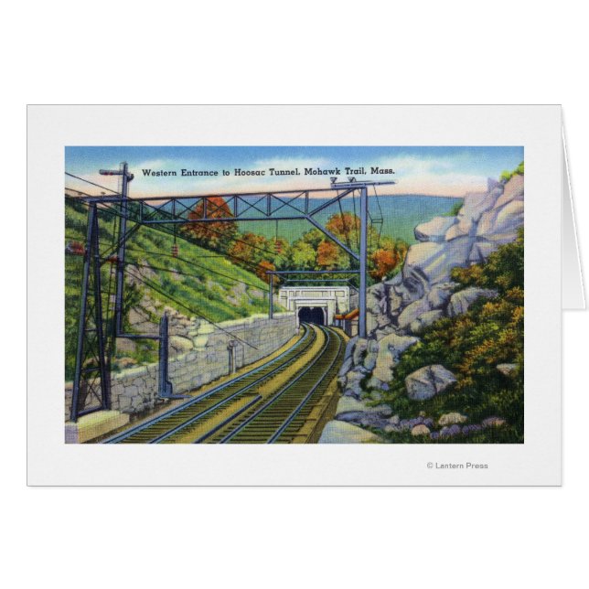 Mohawk Trail View of W. Entrance to Hoosac (Front Horizontal)