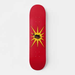 Mohawk Warrior Flag Skateboard
