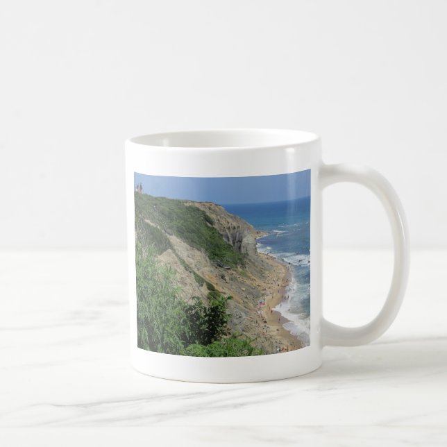 Mohegan Bluffs Block Island Coffee Mug (Right)