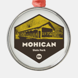 Mohican State Park Ohio Metal Ornament