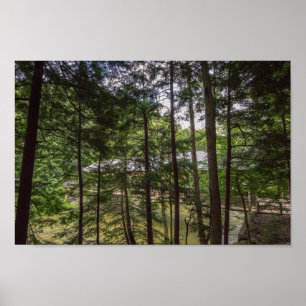 Mohican State Park's Covered Bridge, Ohio. Poster