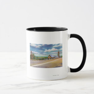 Mohican Trail Approaching Point Lookout Scene Mug