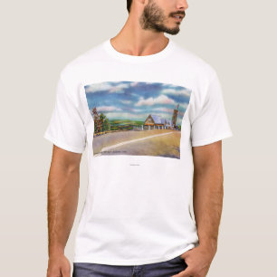 Mohican Trail Approaching Point Lookout Scene T-Shirt