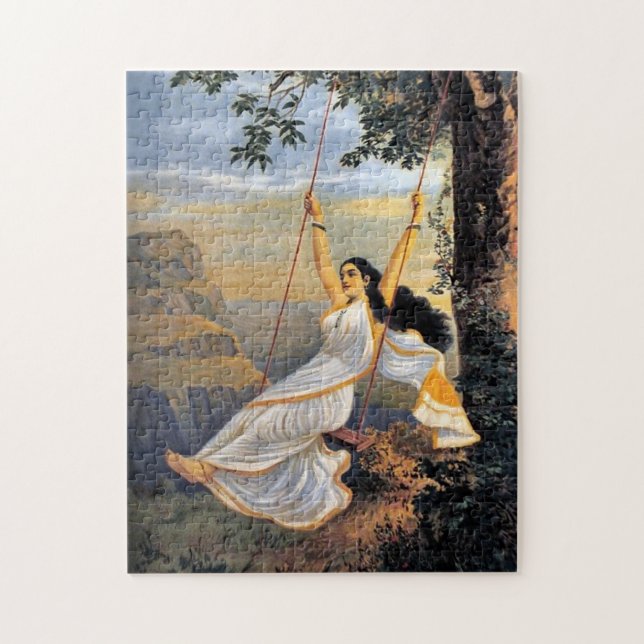 MOHINI ON A SWING puzzle (Vertical)