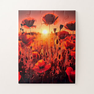 Mohn im Gegenlicht Jigsaw Puzzle