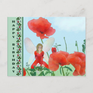 Mohnelfe Postcard