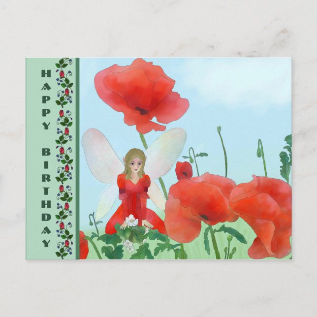 Mohnelfe Postcard (Front)