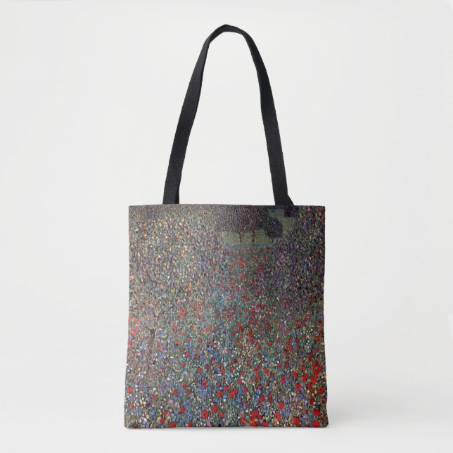 Mohnfeld, Gustav Klimt Tote Bag (Front)