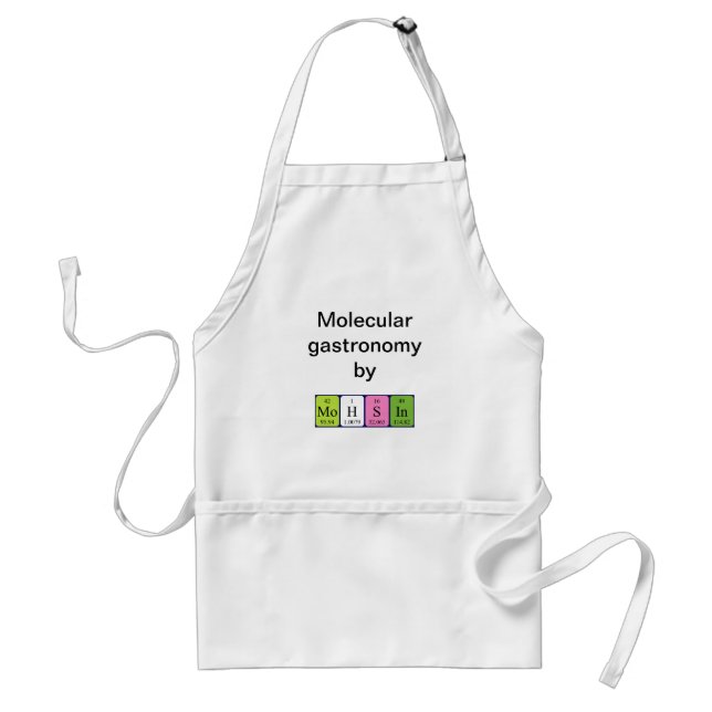 Mohsin periodic table name apron (Front)