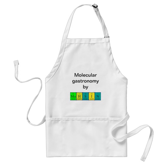 Mohsin periodic table name apron (Front)