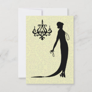 Moi Fashion Plate ~ Invitation French Deco Nouveau
