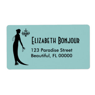 Moi Fashions ~ 8 Address Labels / 2" x 3 3/4"
