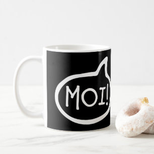MOI! Finnish Greeting, Hello, Speech Bubble Coffee Mug