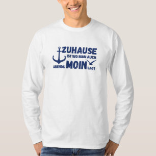 Moin Home North Sea Northern Light Seagull Sea T-Shirt