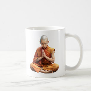 Moine Zen Meditation Coffee Mug