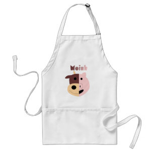 Moink: Cartoon cow and pig apron