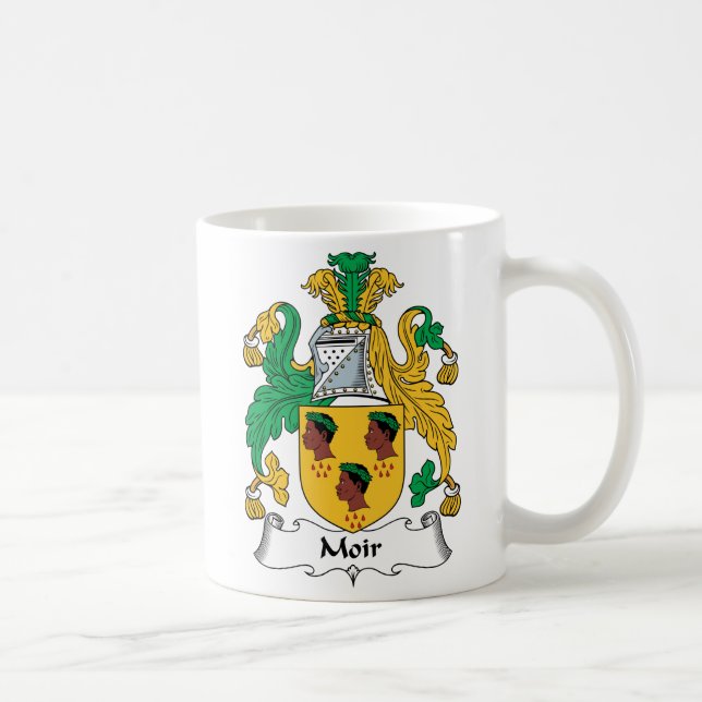 Moir Family Crest Coffee Mug (Right)