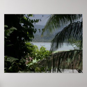 Moira at anchor, Bahia Drake, Costa Rica Poster