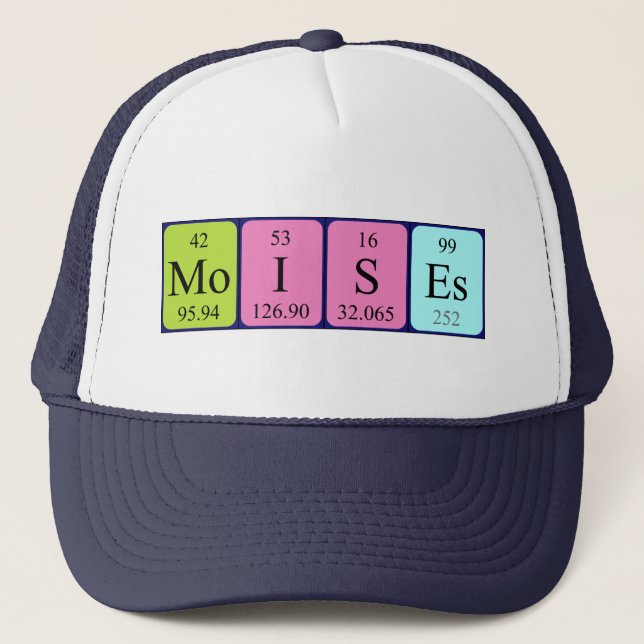 Moises periodic table name hat (Front)