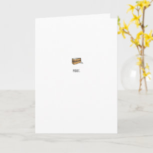 Moist. Happy Birthday Cake Card