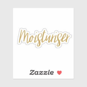 Moisturiser Storage Sticker