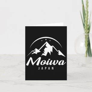 Moiwa Japan Ski Resort Skiing Snowboarding Card