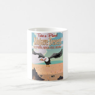 Mojave Desert cartoon travel poster Coffee Mug