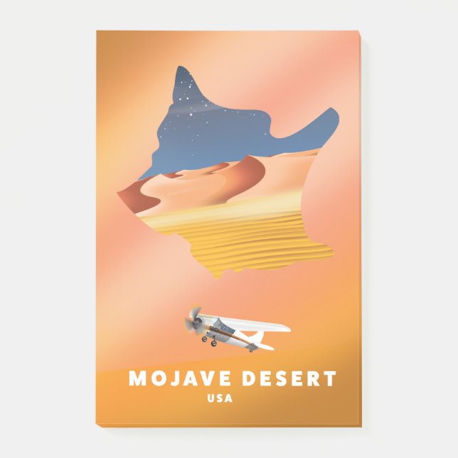 Mojave Desert USA map Post-it Notes (Front)