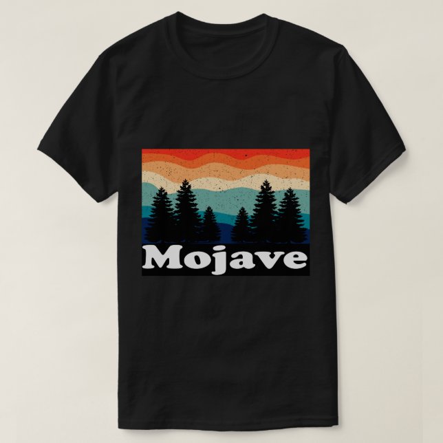 Mojave National Preserve Retro T-Shirt (Design Front)