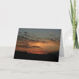 Mojave sunset card