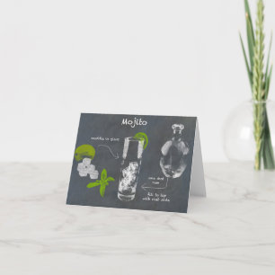 Mojito Cocktail Card