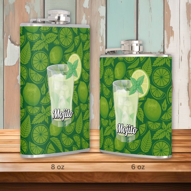 Mojito Cocktail Hip Flask (Creator Uploaded)